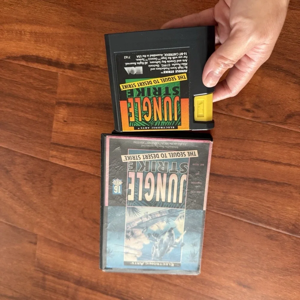 Jungle Strike (Sega Genesis, 1993) Original Box